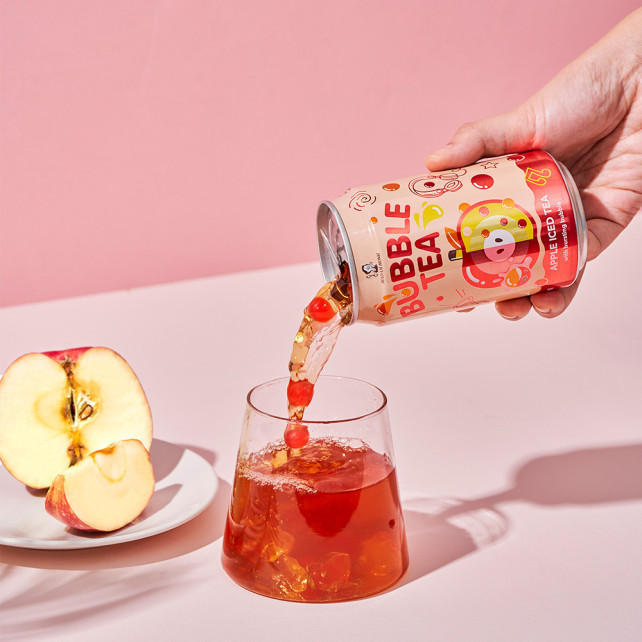 MADAM HONG - BUBBLE TEA POMME CANETTE ALU 320ML - ECHANTILLON x1