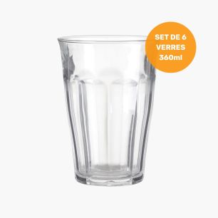 DURALEX - PICARDIE SET DE 6 VERRES 360ML