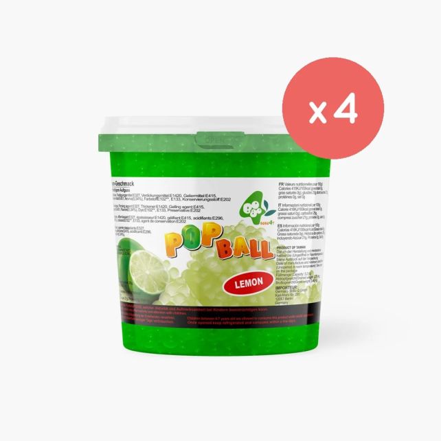 BOBOQ - PERLES DE FRUIT CITRON VERT SEAU 3.2KG
