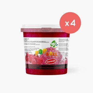 PERLES DE FRUIT FRAMBOISE SEAU 3.2KG