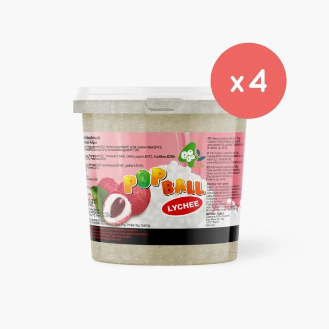BOBOQ - PERLES DE FRUIT LITCHI SEAU 3.2KG