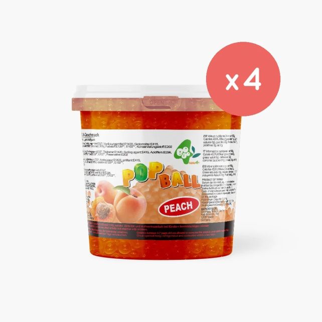 BOBOQ - PERLES DE FRUIT PECHE SEAU 3.2KG