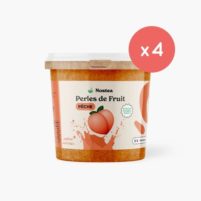 NOSTEA - PERLES DE FRUIT PÊCHE COLORANTS NATURELSSEAU 3.2KG