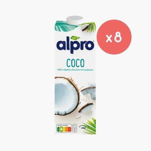 ALPRO - BOISSON VEGETALE COCO BRIQUE 1L x8