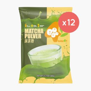 BOBOQ - BUBBLE TEA POUDRE MATCHA VEGAN POCHE 1KG