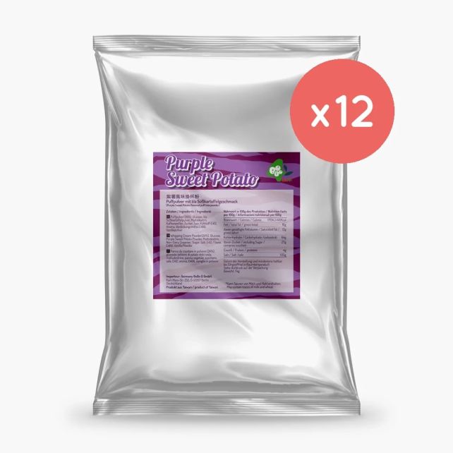 BOBOQ - WHIPPING POWDER SAVEUR PURPLE SWEET POTATO VEGAN SACHET 1KG