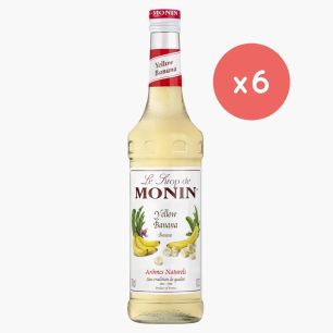 MONIN - SIROP BANANE JAUNE BOUTEILLE VERRE 700ML