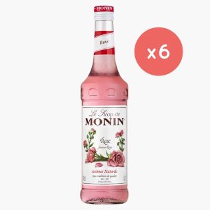 MONIN - SIROP ROSE BOUTEILLE VERRE 700ML