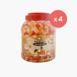 BOBOQ - GELEE MULTIFRUIT NATA DE COCO COMPOSITE JELLY 3.8KG