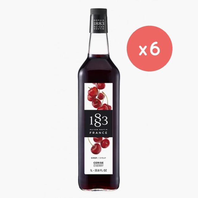 ROUTIN 1883 - SIROP CERISE 1L BOUTEILLE VERRE