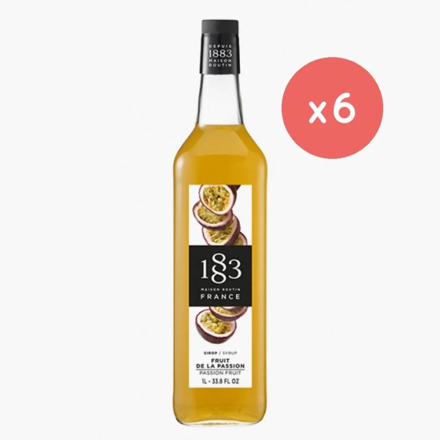 ROUTIN 1883 - SIROP FRUIT DE LA PASSION 1L BOUTEILLE VERRE
