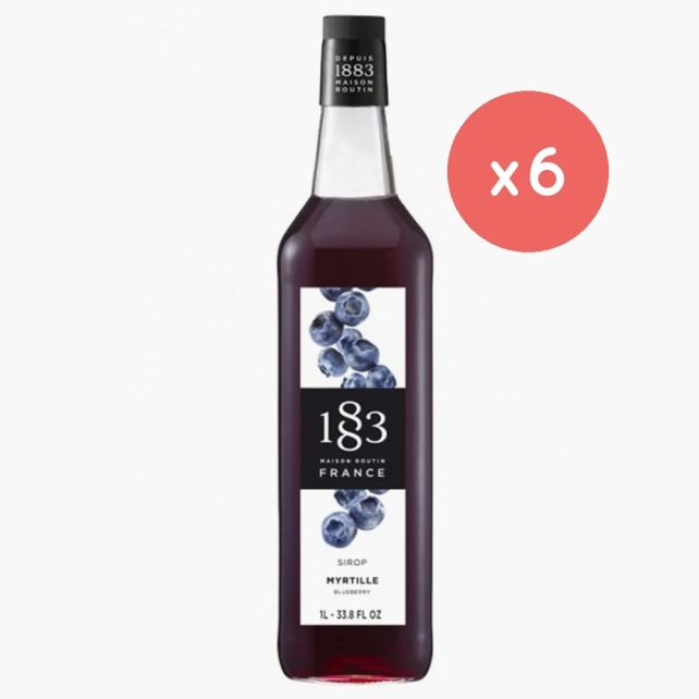 ROUTIN 1883 - SIROP MYRTILLE 1L BOUTEILLE VERRE