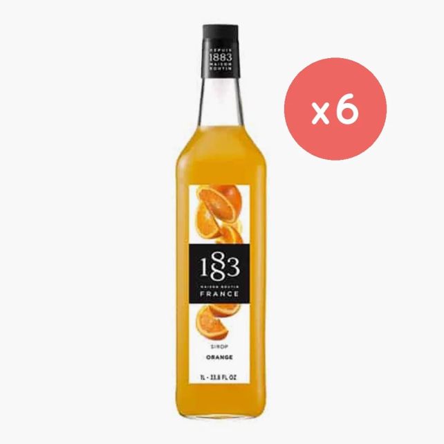 ROUTIN 1883 - SIROP ORANGE 1L BOUTEILLE VERRE