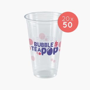 BUBBLE TEA POP - POT FLEX RPET 16OZ/450ML Ø95MM x50