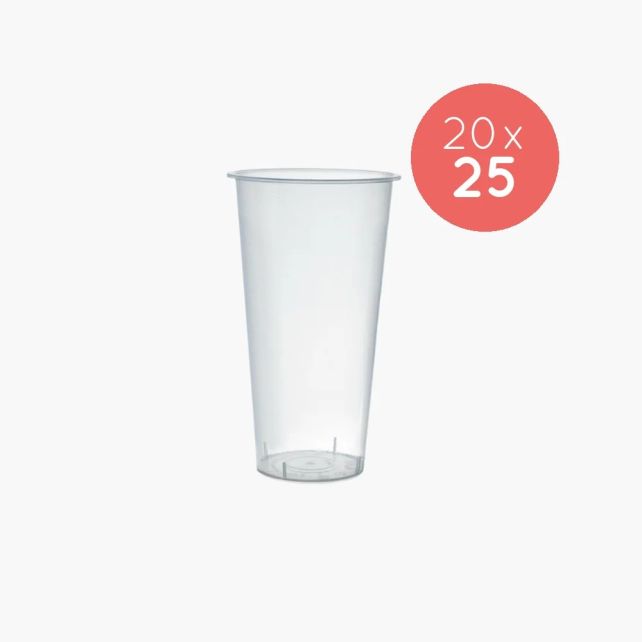 GOBELET PP REUTILISABLE 20OZ/580ML 90MM x25